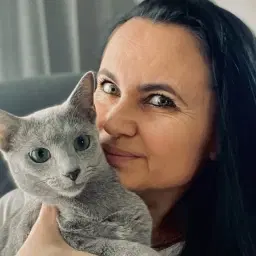 Anna Kasprzyk | Russian Blue cattery | cats advice| photography